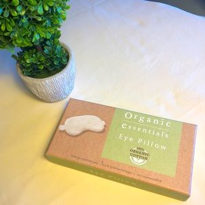 Organic Essentials Eye Pillow Sleep Mask 100% Cotton, Aromatherapy, Microwavable